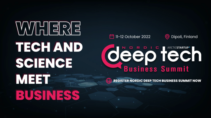 NORDEEP, Nordic Deep Tech Business Summit 2022